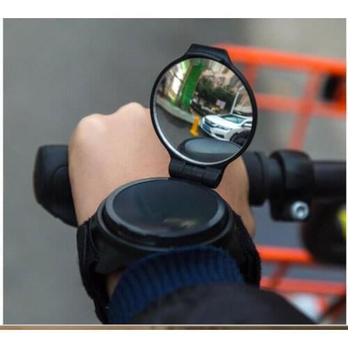 New Bicycle Back Mirror Arm Wrist Strap Bike Mirror Cycling 360 Degree Rotate MTB Rear View Bike Accessories Bicycle Rearview