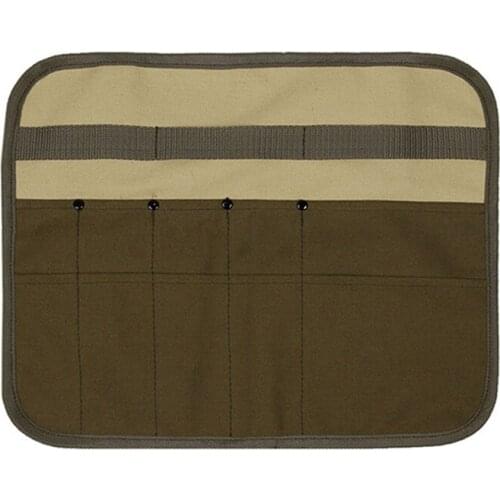 Waterproof Tableware Storage Bag 12A Double Canvas Outdoor Camping BBQ Tableware Storage Bag