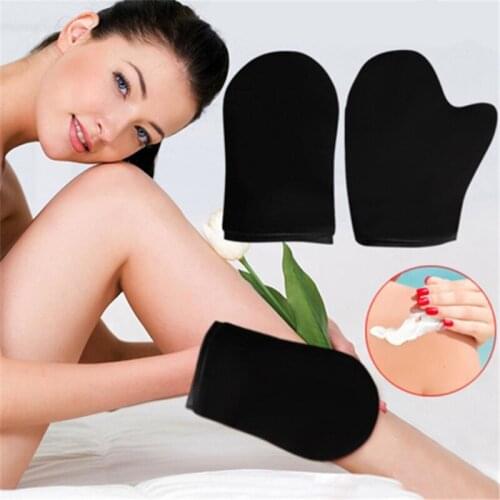 High Quality Reusable Body Self Tan Applicator Tanning Gloves Cream Lotion Mousse Body Cleaning Glove Self Tanner