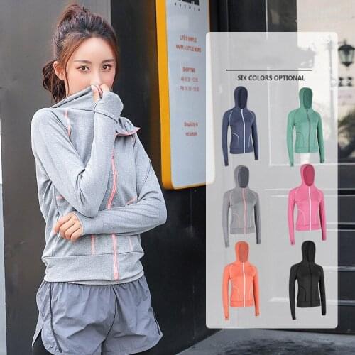 Yoga jacket women running sports women summer quick-drying sweat-absorbent professional gym clothing new