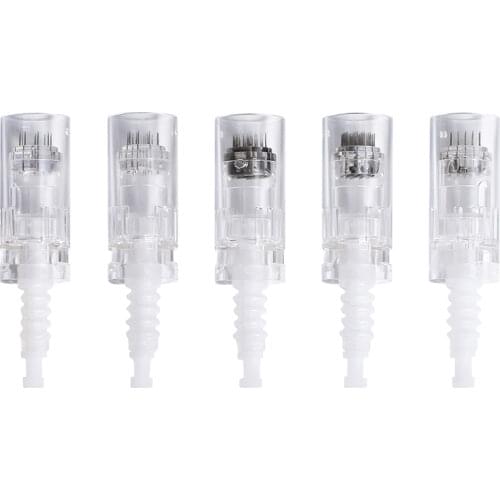 10 pcs tattoo pens nano needle tip micro needle 9 pin / 12 pin / 24 pin / 36 pin / 42 pin bayonet snap port ink cartridge tattoo