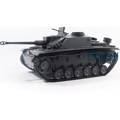 100% Metal Mato 1/16 Stug III RC Tank Infrared Barrel Recoil Grey Color 1226 RTR TH00669