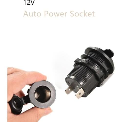 12V Auto Power Socket For Outlet Lighter Socket Charger Connector Panel Plug UV Resistant Waterproof