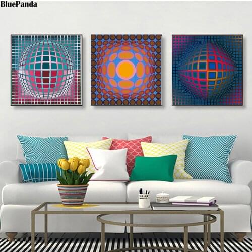 Geometric Patterns Abstract Canvas Poster Minimalist Art Painting All Picture Print Living Room Bedroom Decoration