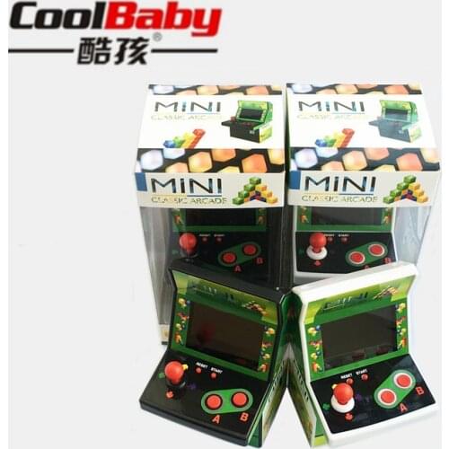 Free shipping Mini Portable Arcade Joystick Machine Classical Retro Style 108 Video Game Built-in Arcade Game Console Handheld