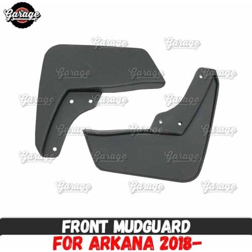 Mudguards of front wheels case for Renault Arkana RU 2018- broad form Rubber accessories protective anti splash car styling