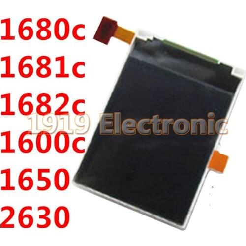 Black Mobile phone Full Complete LCD Display For Nokia 1650 1680 1681c 1682c 2630 2600C