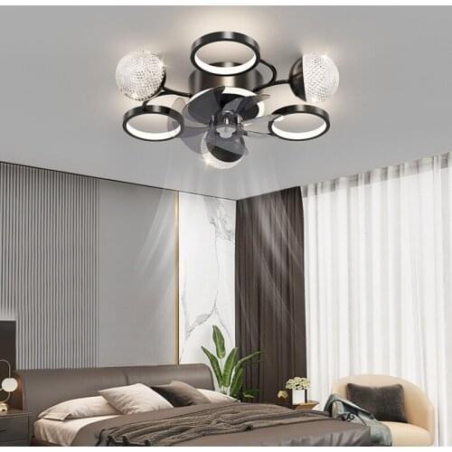 Living room decoration bedroom decor led ceiling fans with lights remote control dining room ceiling fan light indoor lighting