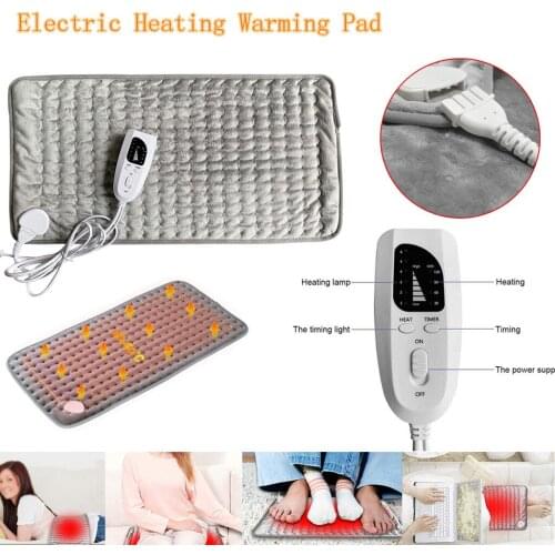 6-Level Electric Heating Warming Pad Heat Mat Body Pain Relief 4-Timer 2019 Spring Autumn New Simplicity Fashion casual soft