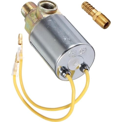 12V / 24V Solenoid Air Horn Valve Heavy Duty Electric Valve 1/4" NPT 180 PSI For Car Train Truck Boat Air Horn Accessories