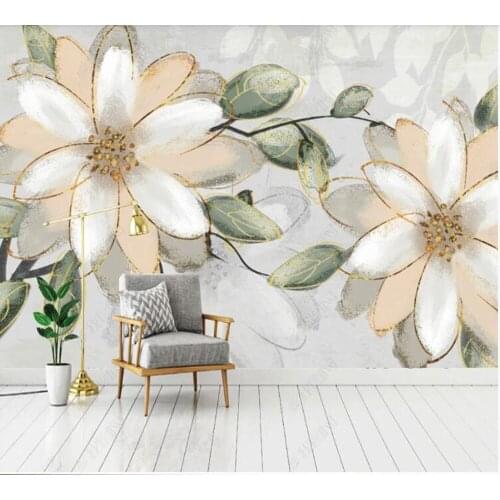 European retro pastoral flower abstract 3d wallpaper papel de parede,living room tv wall bedroom wall papers home decor mural