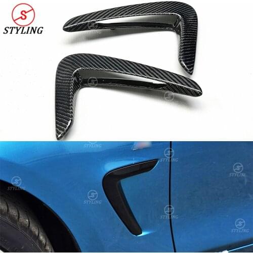 F36 Body Kit Fender Trim For BMW F32 F33 Carbon Fiber Bumper side Fender Light Trim 4 Series accessories 2014 2015 2016