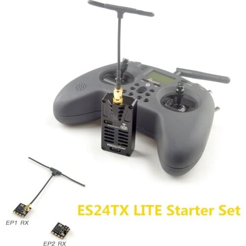 HappyModel 2.4G ExpressLRS ELRS Starter Set ES24TX Lite TX 3PCS 2.4G EP1 EP2 RX for T-LITE RC Airplane FPV Long Range Drones