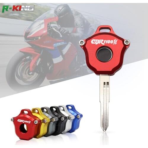 Motorcycle Key Cover Creative For HONDA CBR1100XX CNC Aluminum Keys Case Decoration Shell Embryo Key Cover shell protection