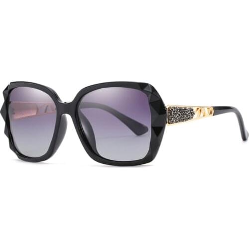 Fashion Square Polarized Sunglasses Women Luxury Brand Big Lady solar Sun Glasses Female Mirror Shades Oculos De Sol Feminino