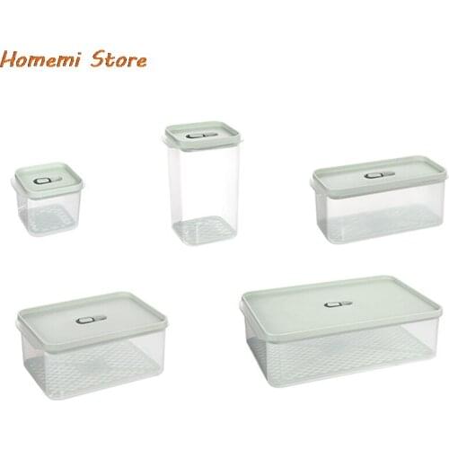 Efrigerator Organizer Food Storage Container Fruit Fresh-Keeping Box Case Fridge Reusable Crisper Storage For Kitchen