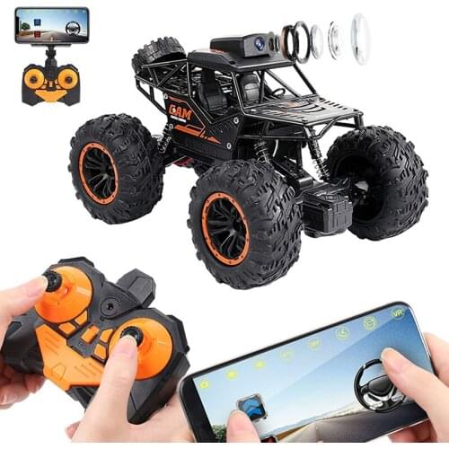 RC Car 2.4G 720P WIFI FPV HD Camera SUV 1:18 Off-road High-speed Remote Control Drift Car Climbing Car Childrens Toys