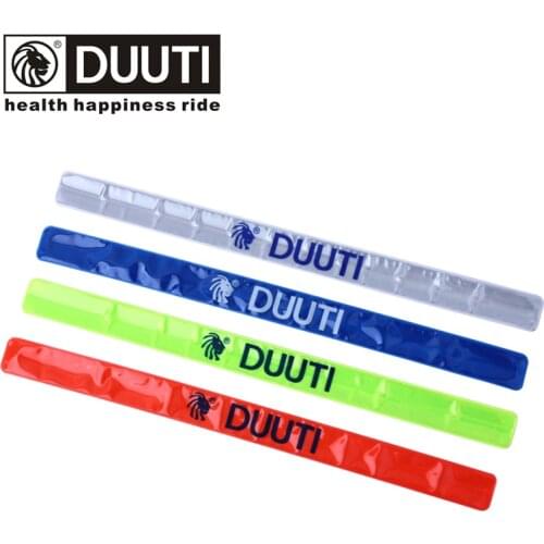 DUUTI 2Pcs/set Running Fishing Cycling Reflective Strips Warning Bike Safety Bicycle Bind Pants Leg Strap Reflective Tape
