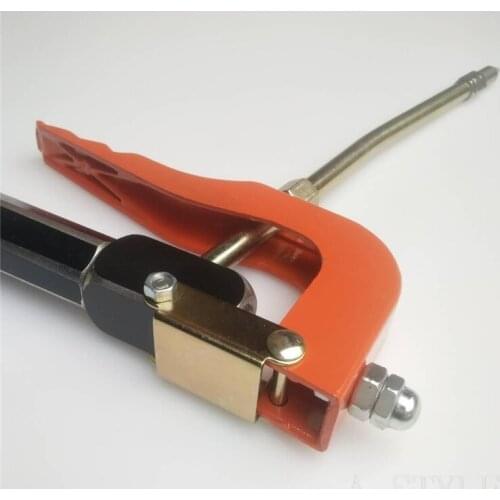 Grease gun handle pneumatically strengthened high pressure grease grab large small grease machine oiler universal handle
