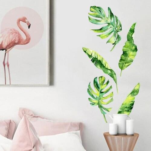 Removable Large Leaves Wall Sticker Bedrooom Wallpaper Mural Decals Home Decor