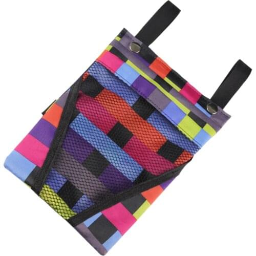 Bike Handlebar Bag Front Tube Frame Cycling Packages Small Scooter Bag for Mobile Phone Bottle Key Small Items Colorful