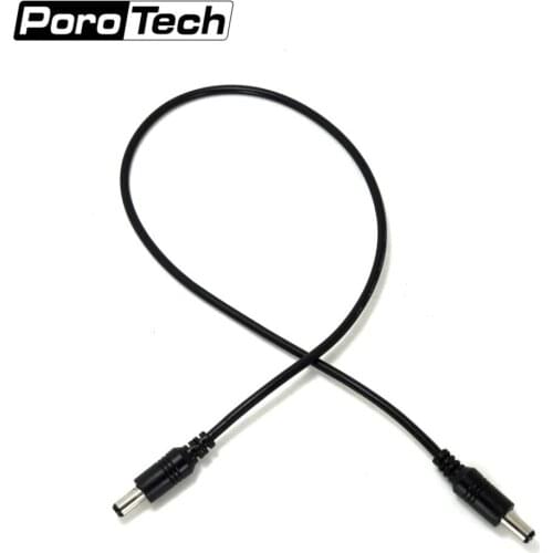 20pcs/lot 50cm DC Extension Cable DC Power Cord for CCTV Cameras 5.5 x 2.1mm DC Jack Male to Male Plug Cable Adapter Connector