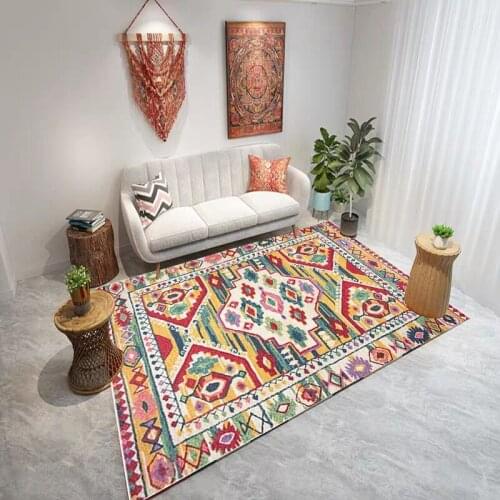 Moroccan Living Room Carpet Vintage Home Bedroom Rug Large Sofa Coffee Table Floor Mat Bohemia Study Room Floor Rug Kids Carpets