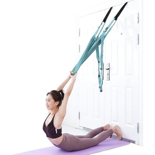 Indoor Aerial Yoga Rope Open Hip Stretch Sports With Inverted String Pull Extend Belt Splits Lower Waist Handstand Gym Device