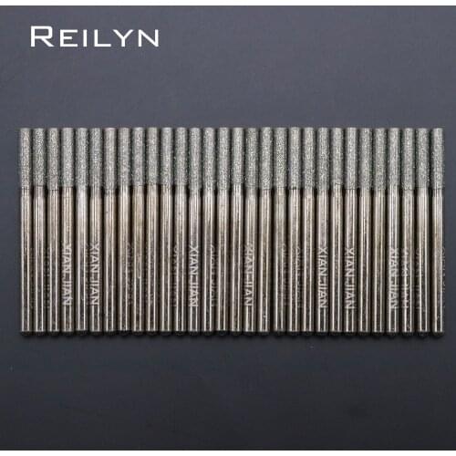 High quality 150# 30pcs diamond abrasive bits grinding needle manicure knife naild beautifying dremel/rotary tools