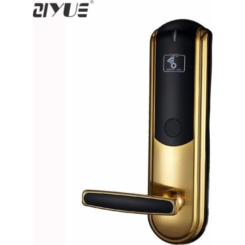 ZIYUE RF Card Key Reader Digital Door Lock Hotel Electronic Hotel Door Lock Manufacturers ET830RF