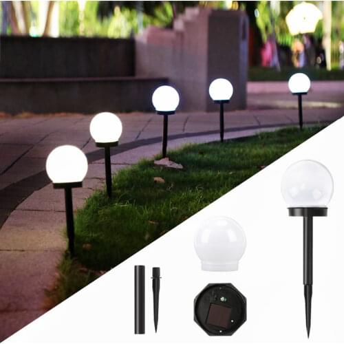 1/2/4/6Pcs LED Solar Garden Light Outdoor Waterproof Lawn Light Pathway Landscape Lamp Solar Lamp for Home Yard Street Lawn