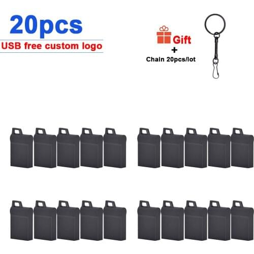 20pcs/lot Cute USB Flash Drive 2.0 64gb Real Capacity Pendrive 32GB High Speed Mini Memory Stick 4GB 8GB 16GB Free Custom Logo