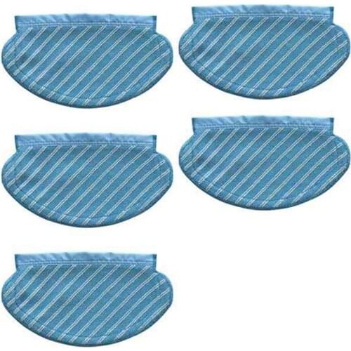 5Pcs Mop Cloths for Ecovacs T5 DX55 DV35 DJ65 DX55 Robotic Vacuum Cleaner Mop Cleaning Accessories Replacement Cloth