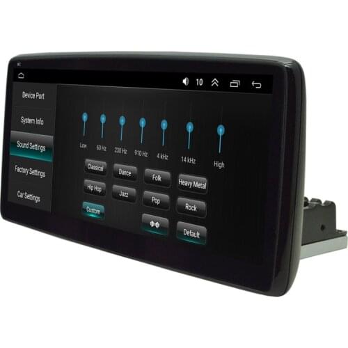 10.25'' Android 9.1 Car Stereo Radio 1 DIN Head Unit Mp5 GPS Navigation with Camera