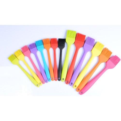 BBQSilicone integrated oil brush 21CM26CM barbecue brush cream cake baking brush kitchen tool