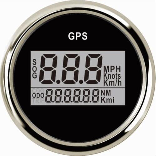 SAMDO 52mm Digital GPS Speedometer For Car Boat Motorcycle With Backlight 12V/24V