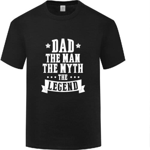 Funny The Man The Myth The Legend Cotton T Shirt Graphic Men O-Neck Summer Short Sleeve Tshirts Custom Tops Tees