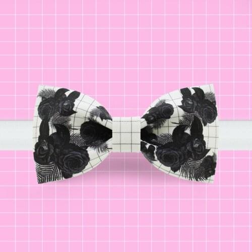 Free shipping 2019 new fashion mens male MAN Original handmade printed bow tie banquet party groom dress wedding Sketch