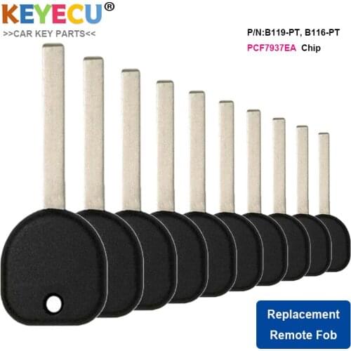 KEYECU 10x Uncut Transponder Ignition Key for Chevrolet Camaro Colorado Caprice PPV Cruze Limited Equinox Impala Limited Malibu