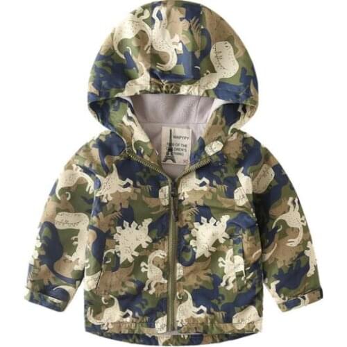 Baby Boys Dinosaur Jacket 2019 Autumn Winter Jackets For Boys Coat Kids Outerwear Coats For Boys Clothes Children Jacket 2-7 Yea