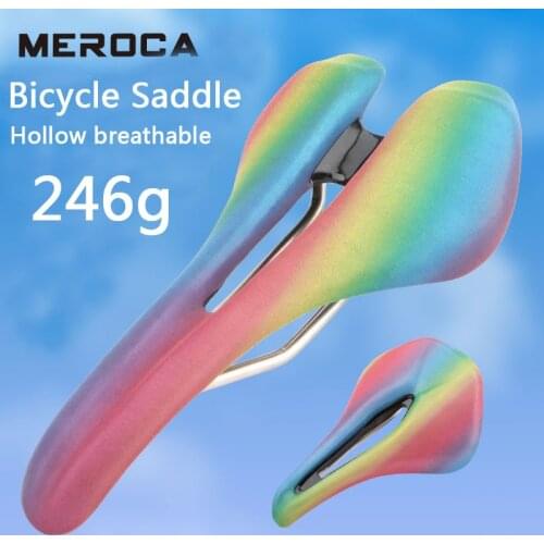 MEROCA bicycle seat cushion MTB road bike seat cushion racing seat cushion sponge shockproof seat cushion general bicycle saddle