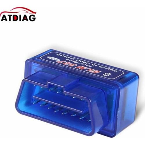 50pcs Bluetooth V1.5 Mini Elm327 obd2 scanner OBD car diagnostic tool code reader For Android Windows Symbian English