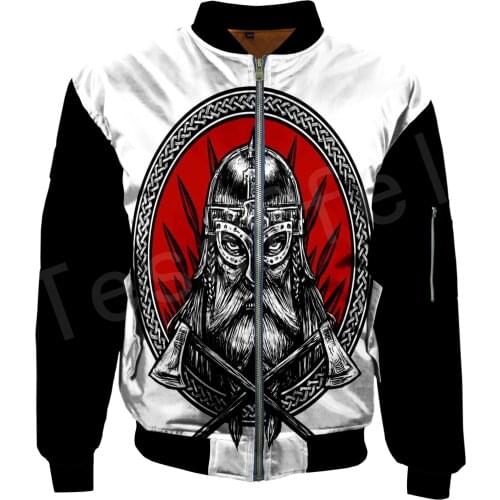 Tessffel Unisex Viking Tattoo Viking Warriors Tracksuit New Fashion casual Men/Women 3DPrint Hoodies/Hoodie/Bomber Jackets s-2