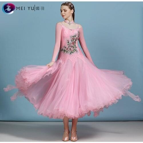 New ballroom dance competition dress dance ballroom waltz dresses standard dance dress women ballroom dress MY822