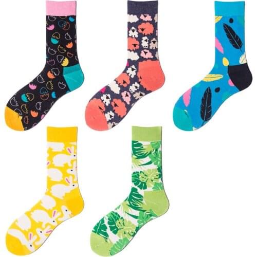 Peonfly Mens Fashion Funny Brid Clouds Goose Pattern Unisex Men Women Socks for Wedding Trendy Casual Autumn Dress