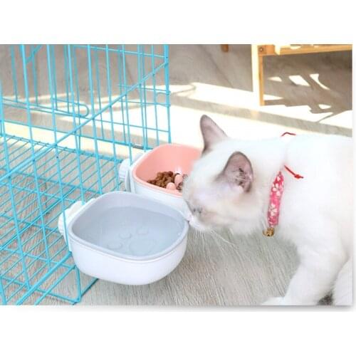 Hanging Dog Bowl Cat dog Bowl Can Fix Cat Food Basin Original Footprint Slow Food Hanging Bowl Pet Bowl