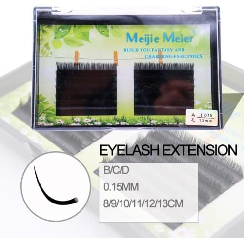 TAOLING 12 Rows Individual Eyelash Extension Faux Mink Eyelashes Thick Natural False Eyelashes Mink Classic Eyelash Extension