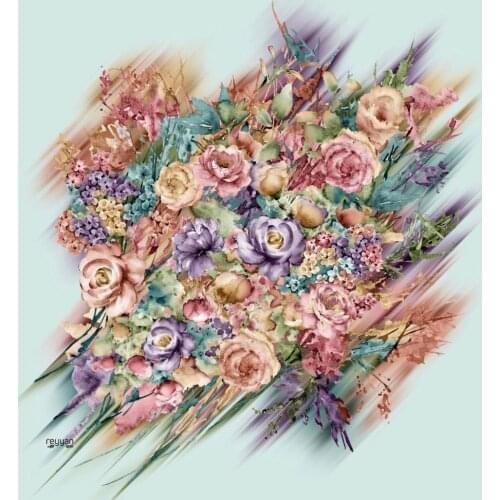 REYYAN SILK TEXTURED OYALIK WRITING-11-RENK-12