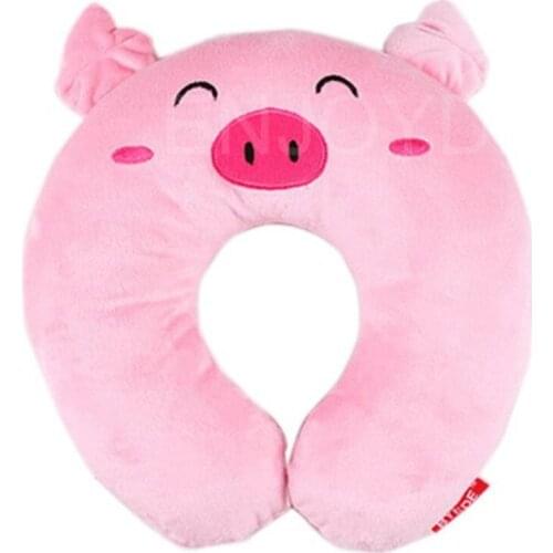 Lovely Cartoon U Shaped Fashion Soft Healthy Neck Support Pillow Cushion for Home Decoration can Travel Airplane Driving