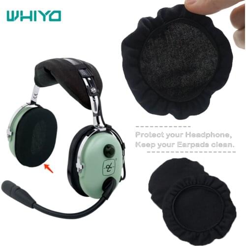 WHIYO Replacemen Soft Stretch Earpads Sweat Absorption Washable Germproof Deodorizing for David Clark H10 - 60 20 76 30 40 13.4